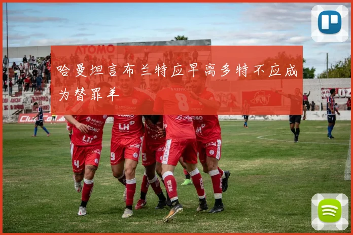 哈曼坦言布兰特应早离多特不应成为替罪羊